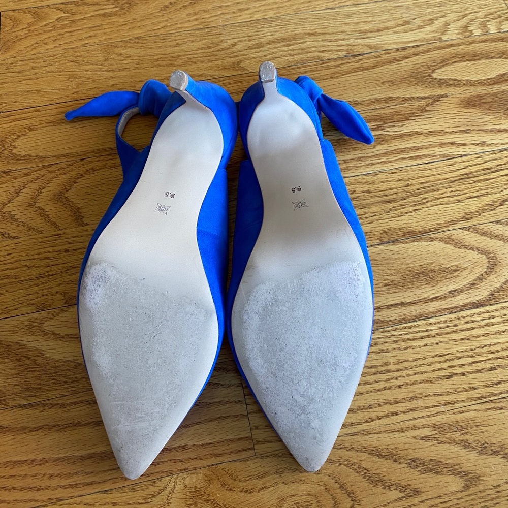 Bcbgeneration Blue Slingback Heels - image 5